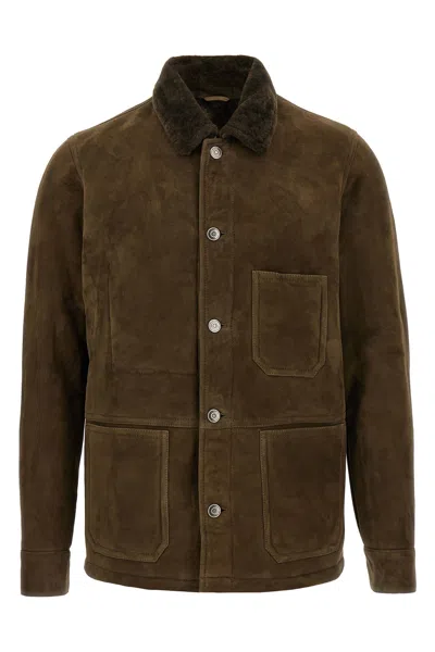 GIORGIO BRATO SUEDE SHEEPSKIN