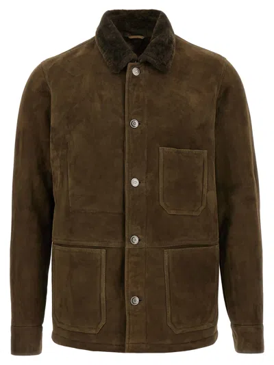 GIORGIO BRATO SUEDE SHEEPSKIN