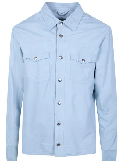 Giorgio Brato Texas Shirt In Blue