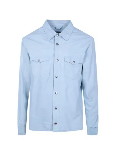 Giorgio Brato Buttoned Pocket Shirt In Blue