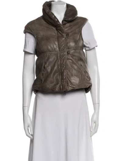 Pre-owned Giorgio Brato Vest In Neutral