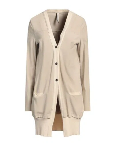 Giorgio Brato Woman Cardigan Beige Size 8 Leather