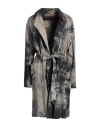 Giorgio Brato Woman Overcoat & Trench Coat Grey Size 6 Leather In Grey