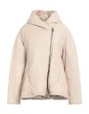 Giorgio Brato Woman Puffer Cream Size 6 Leather In Neutral