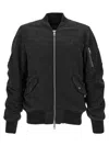 Giorgio Brato Wool Bomber Jacket In Gray