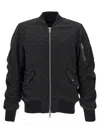 Giorgio Brato Wool Bomber Jacket In Gray