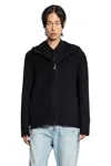 Giorgio Brato Wool Cashmere Felt Hooded Jacket In Black