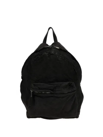 Giorgio Brato Zip-fastening Leather Backpack In Black