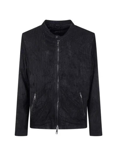 Giorgio Brato Zipped Jacket In Black