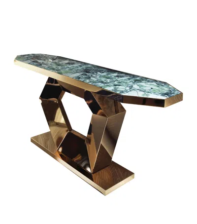 Giorgio Collection Infinity Console In Gold