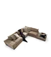 Giorgio Collection Lifetime Sayonara Corner Sofa In Brown