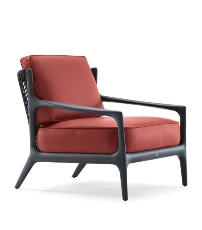 Giorgio Collection Moonlight Occasional Armchair In Burgundy