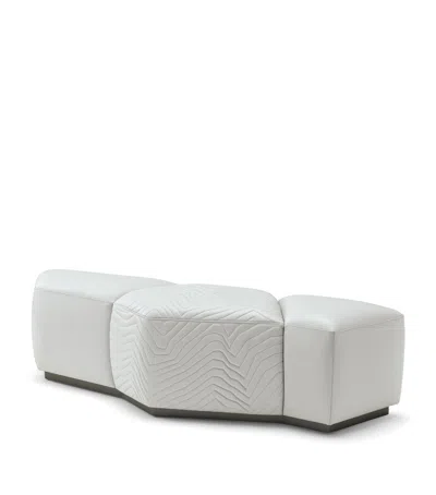 Giorgio Collection Moonlight Ottoman Bench In Neutral