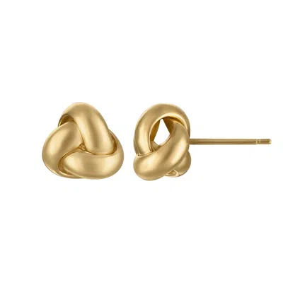 Giorgio Di Vicenza 10k Yellow Gold Italian Love Knot Stud Earrings