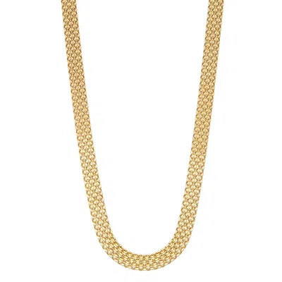Giorgio Di Vicenza 14k 5.4mm Bismark Chain Necklace In Gold