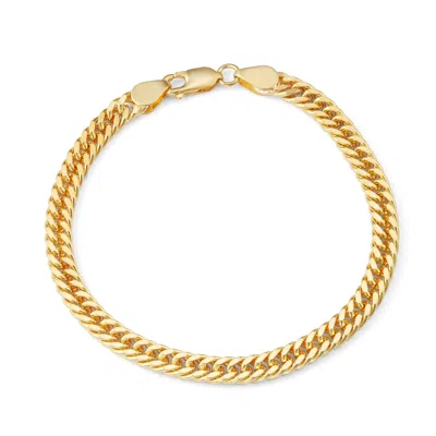 Giorgio Di Vicenza 14k Gold Over Sterling Silver 4.2mm Curb Chain Bracelet