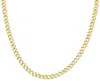 Giorgio Di Vicenza 14k Gold Over Sterling Silver Men's 6.15mm Curb Chain In Multi