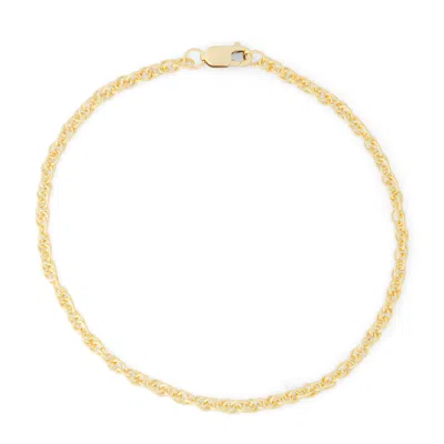 Giorgio Di Vicenza Gold-filled 2.3mm Rope Chain Bracelet