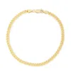 Giorgio Di Vicenza Gold-filled 4.2mm Men's Flat Curb Chain Bracelet In Gold