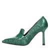 Giorgio Fabiani Flat Shoes Green In Verde Blu E Verdi