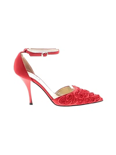 Pre-owned Giorgio Fabiani Heels In Red