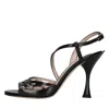 Giorgio Fabiani Sandals Black In Nero Neri E Grigi