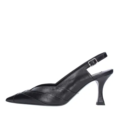 Giorgio Fabiani With Heel Black In Nero Neri E Grigi