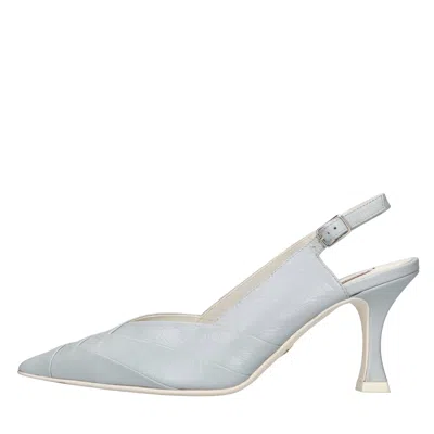 Giorgio Fabiani With Heel Clear Blue In Azzurro Blu E Verdi