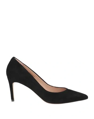 Giorgio Fabiani Woman Pumps Black Size 9.5 Leather