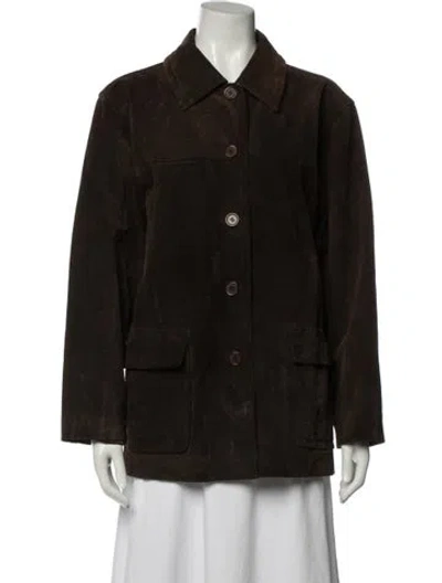 Pre-owned Giorgio Sant'angelo Jacket In Brown