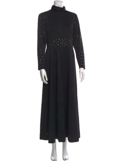 Pre-owned Giorgio Sant'angelo Vintage 1970's Jumpsuit In Black