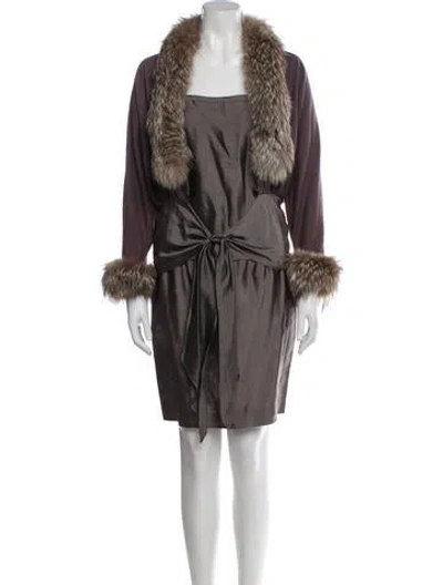 Pre-owned Giorgio Sant'angelo Vintage 1970's Skirt Set In Multi