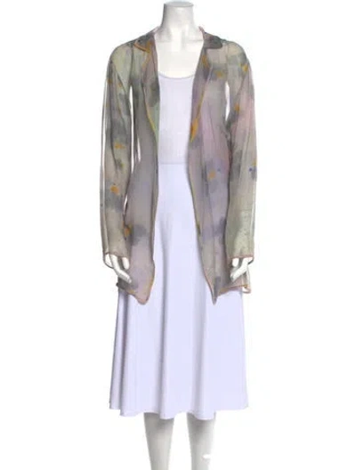 Pre-owned Giorgio Sant'angelo Vintage 1970's Tunic In Gray