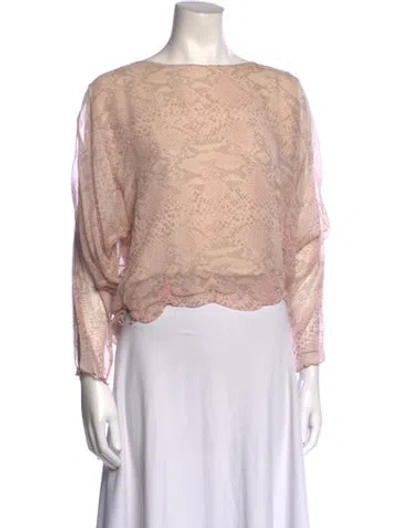 Pre-owned Giorgio Sant'angelo Vintage 1980's Crop Top In Neutral