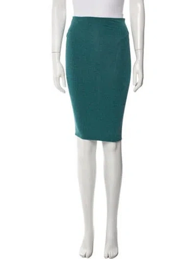 Pre-owned Giorgio Sant'angelo Vintage Knee-length Skirt In Blue