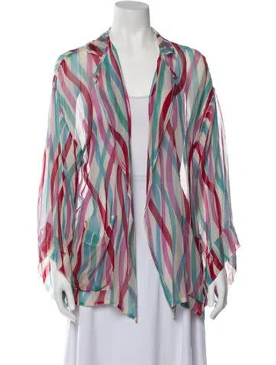 Pre-owned Giorgio Sant'angelo Vintage Late 1970's - Early 1980's Tunic In Neutral