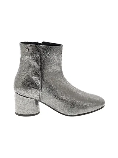 Pre-owned Gioseppo Ankle Boots In Silver
