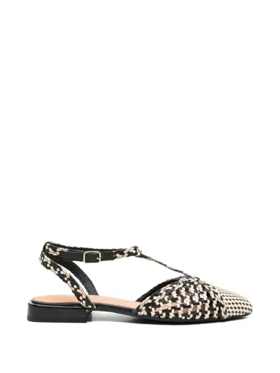 Gioseppo Jhelum Woven T-bar Pumps In Multi