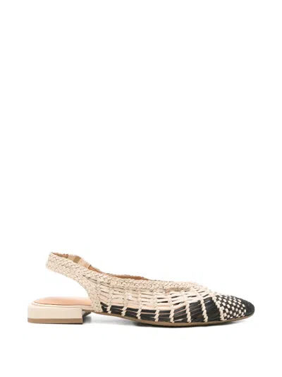 Gioseppo Magarini Woven Slingback Pumps In Neutral