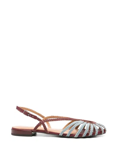 Gioseppo Masalani Braided Leather Pumps In Brown