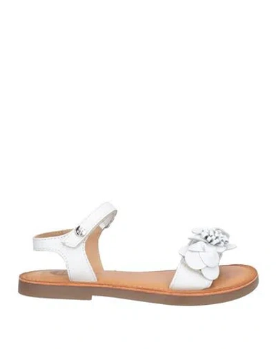 Gioseppo Babies'  Toddler Girl Sandals White Size 10c Leather