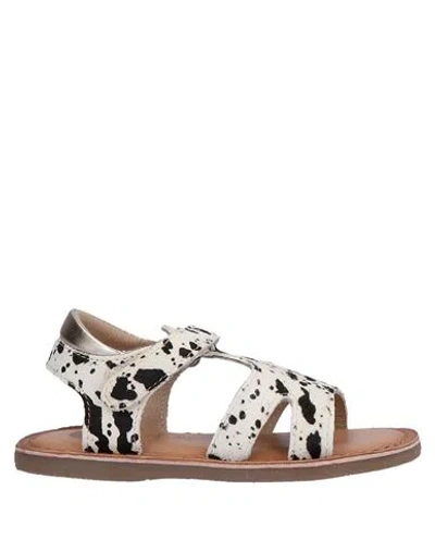 Gioseppo Babies'  Toddler Girl Sandals White Size 8.5c Leather