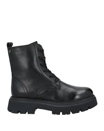 Gioseppo Woman Ankle Boots Black Size 8 Leather