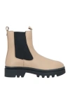Gioseppo Woman Ankle Boots Sand Size 9.5 Soft Leather In Beige