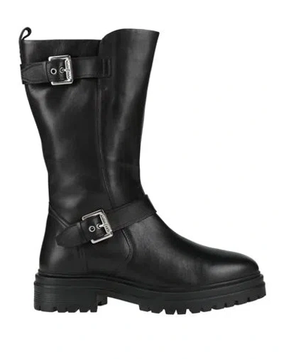 Gioseppo Woman Boot Black Size 8 Leather