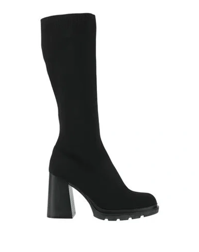 Gioseppo Woman Boot Black Size 9.5 Textile Fibers