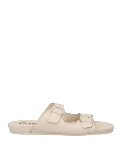 Gioseppo Woman Sandals White Size 6 Soft Leather