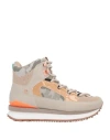 Gioseppo Woman Sneakers Beige Size 9.5 Textile Fibers In Beige