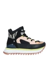 Gioseppo Woman Sneakers Black Size 6.5 Textile Fibers, Synthetic Fibers In Black