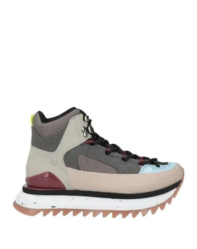 Gioseppo Woman Sneakers Grey Size 7.5 Textile Fibers